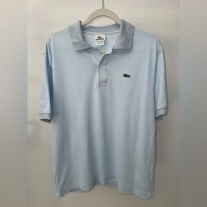 Lacoste‎ Men’s Polo Shirt in Light Blue, Size XL